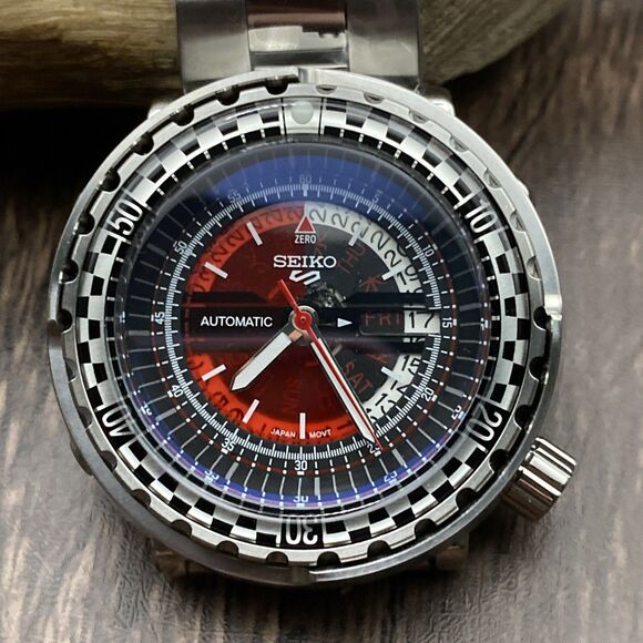Custom Seiko 5 Sports Kosuke Kawamura Homage Turtle Automatic Watch - Picture 1 of 11